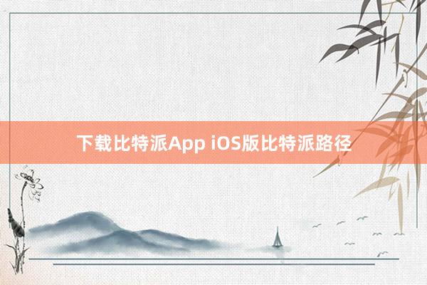 下载比特派App iOS版比特派路径