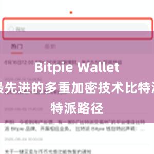 Bitpie Wallet采用最先进的多重加密技术比特派路径