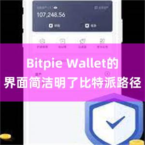 Bitpie Wallet的界面简洁明了比特派路径