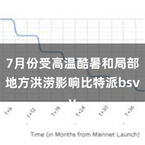 7月份受高温酷暑和局部地方洪涝影响比特派bsv