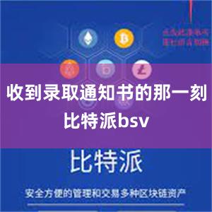 收到录取通知书的那一刻比特派bsv