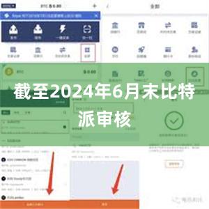 截至2024年6月末比特派审核