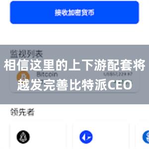 相信这里的上下游配套将越发完善比特派CEO