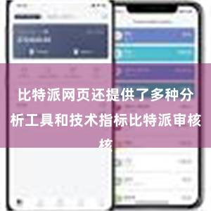 比特派网页还提供了多种分析工具和技术指标比特派审核