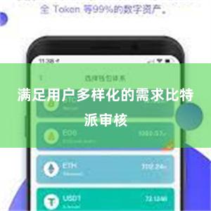 满足用户多样化的需求比特派审核